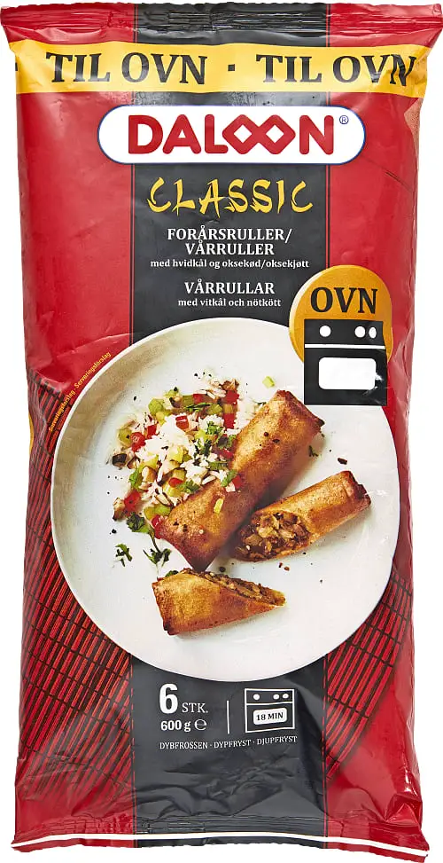 Varm Frosne Forårsruller i Airfryer: Med Video