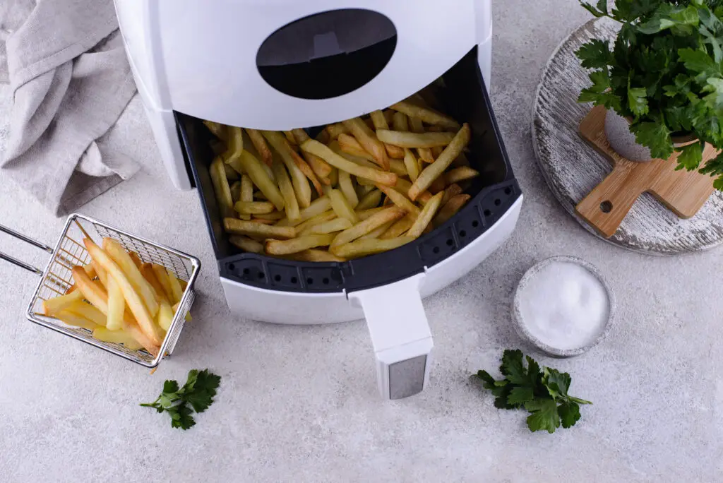 Frosne Pommes Frites i Airfryer